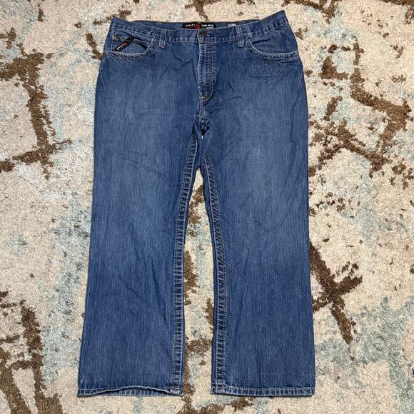 Ariat FR Fire Resistant M4 Low Rise Boot Jeans Size 40x28 Workwear Bootcut - Picture 1 of 5
